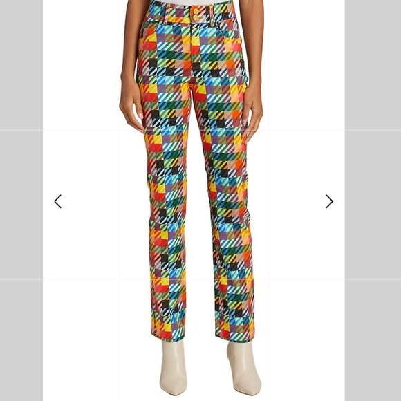 BRUCE GLEN Love Check Flare Jeans - Picture 2 of 16